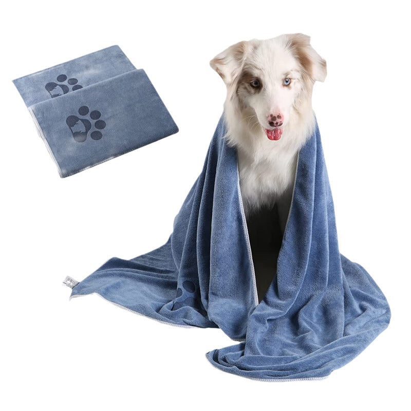 Serviette de bain pour animaux de compagnie