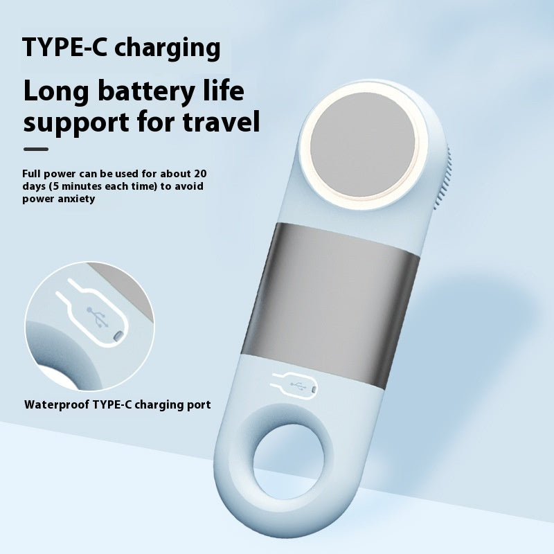 Nettoyeur de pores portable de charge de ménage à ultrasons en silicone