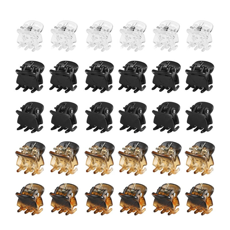 Matte Black Mini Griffe Clip 1cm Female Bangs Petits Coiffures Broyées pour Enfants