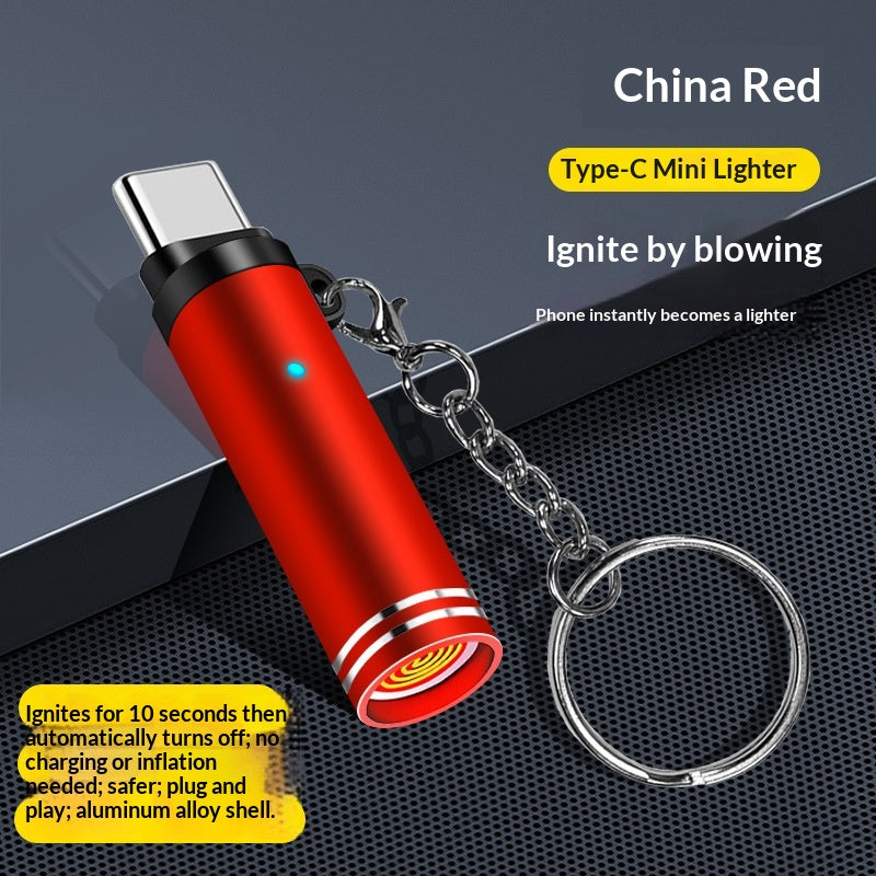 Type-C Téléphone direct Mini allume-cigarette sans flamme