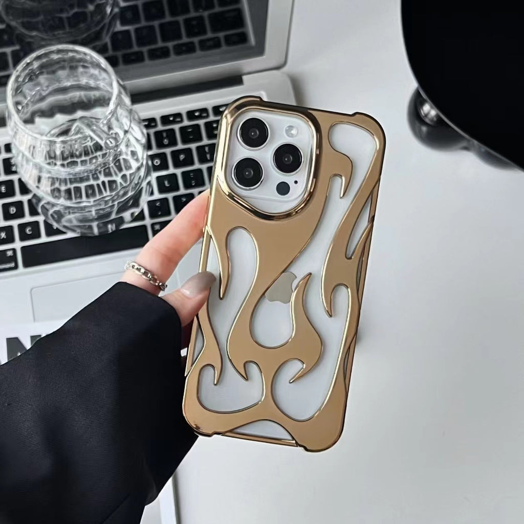 Cas téléphonique de dissipation de chaleur par électroplaquage