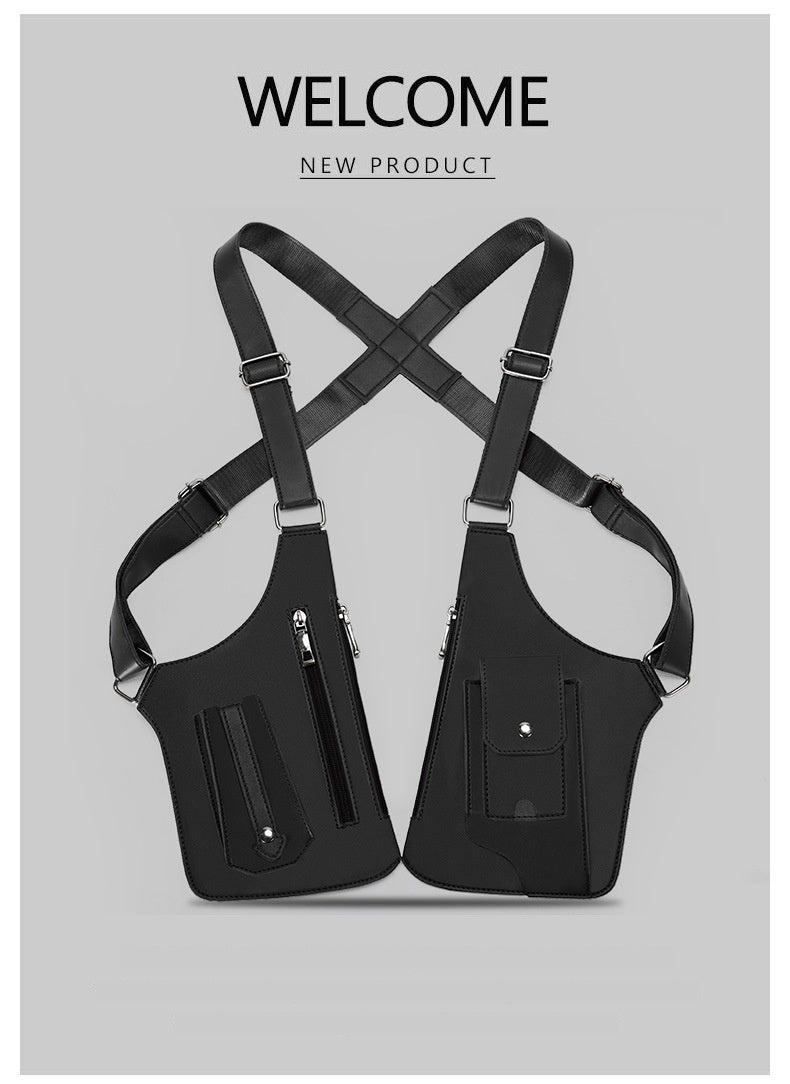 Sac à dos retro pour hommes - Sac à bandoulière réglable pour fauteuil roulant
