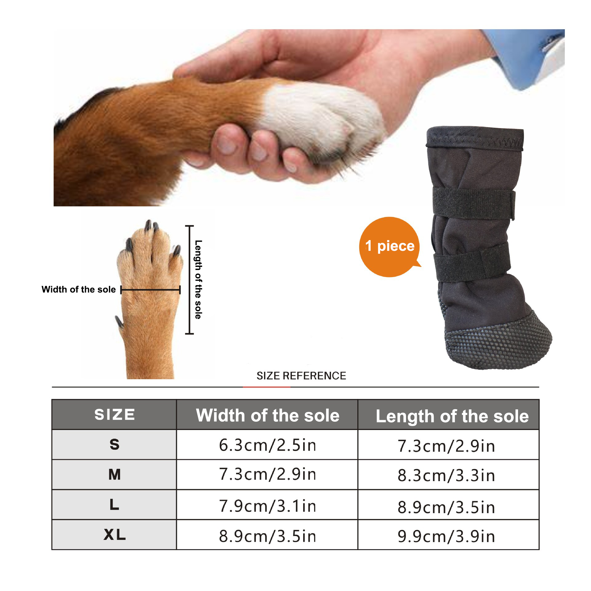 Botte de récupération de chien pour les pattes blessées - Chaussures de chien respirant avec semelle antidérapante et auto-adhesi