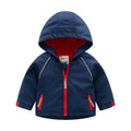 Vêtements d'automne à capuche pour garçons Veste polaire pour enfants
