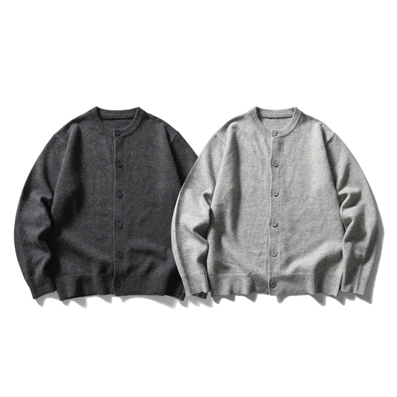 Chandail de cardigan Hommes Manteau à mailles décontractées