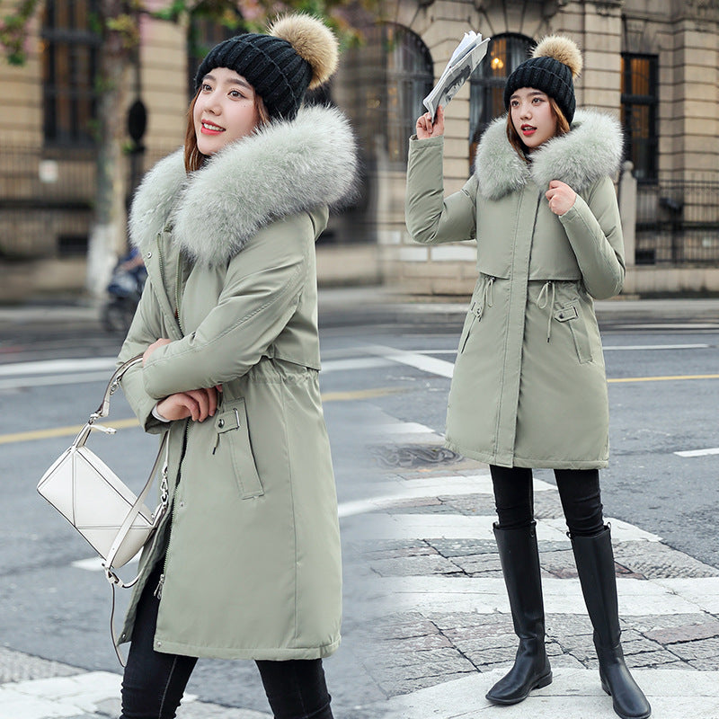 Coat d'hiver rembourré de mi-longueur pour femmes