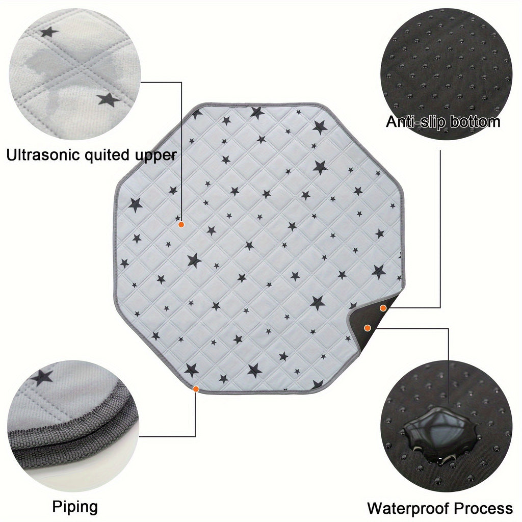Pad de pot de chien octagonal lavable
