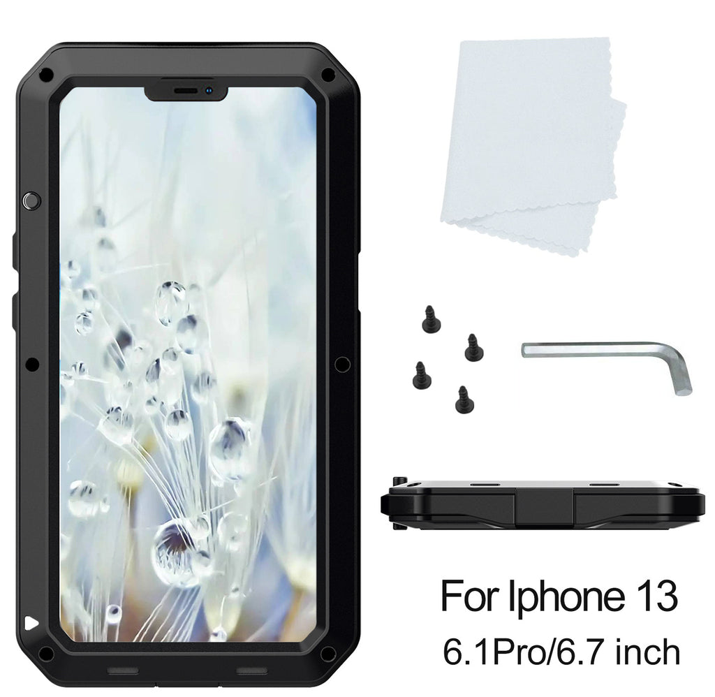 Cas de téléphone en métal de style créatif