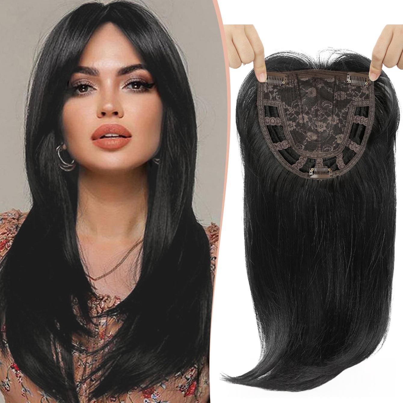Coiffure synthétique Huit-parties Bangs Long cheveux droit