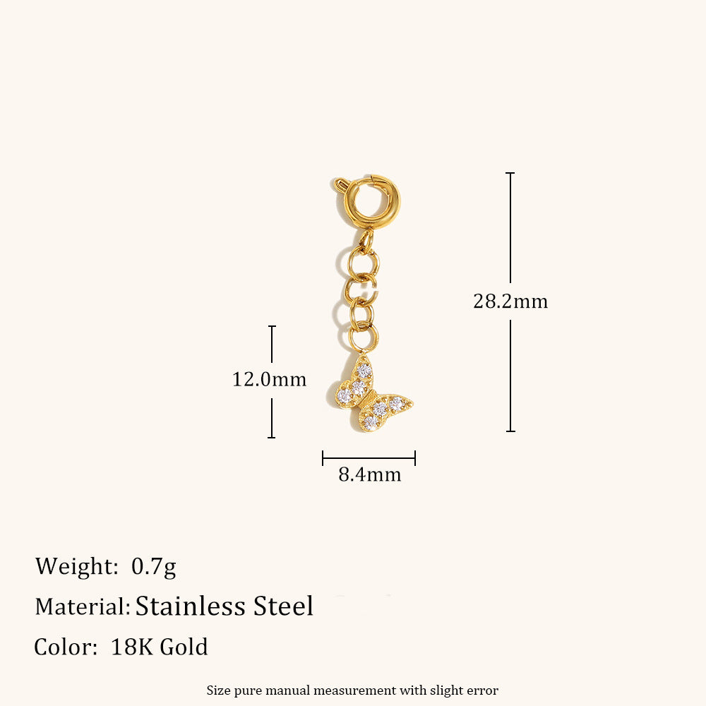 Pendentif européen et américain pendentif acier inoxydable plaqué