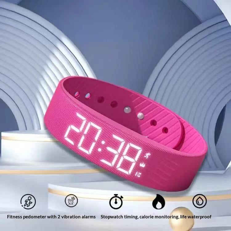 Bracelet d'alarme Smartwatch élégant et polyvalent pour les étudiants