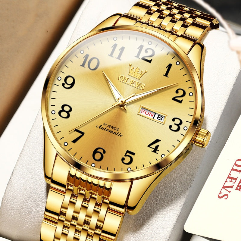 Montre mécanique automatique de simplicité pour hommes
