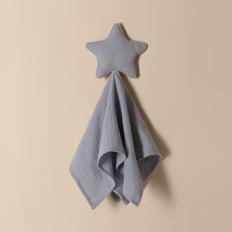 Serviette époustouflante en coton Gauze-1 an bébé Coax Nap Sleep Hand Puppet