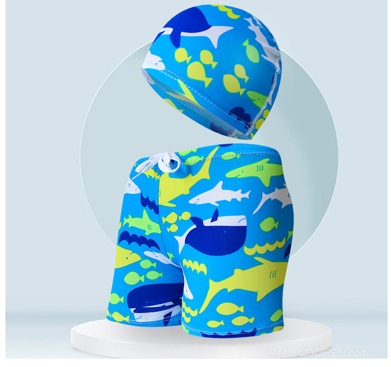 Chalets de natation pour enfants Vacances sur la plage avec cap de natation