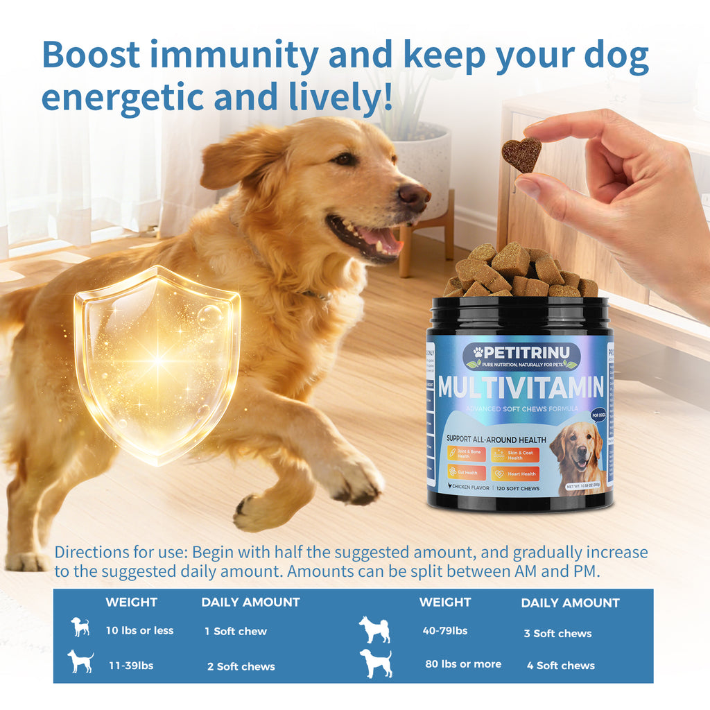 Un seul auto-pickup... Divers multivitamines pour chiens