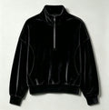 Chandails unisexe Velvet-Fabric avec collier