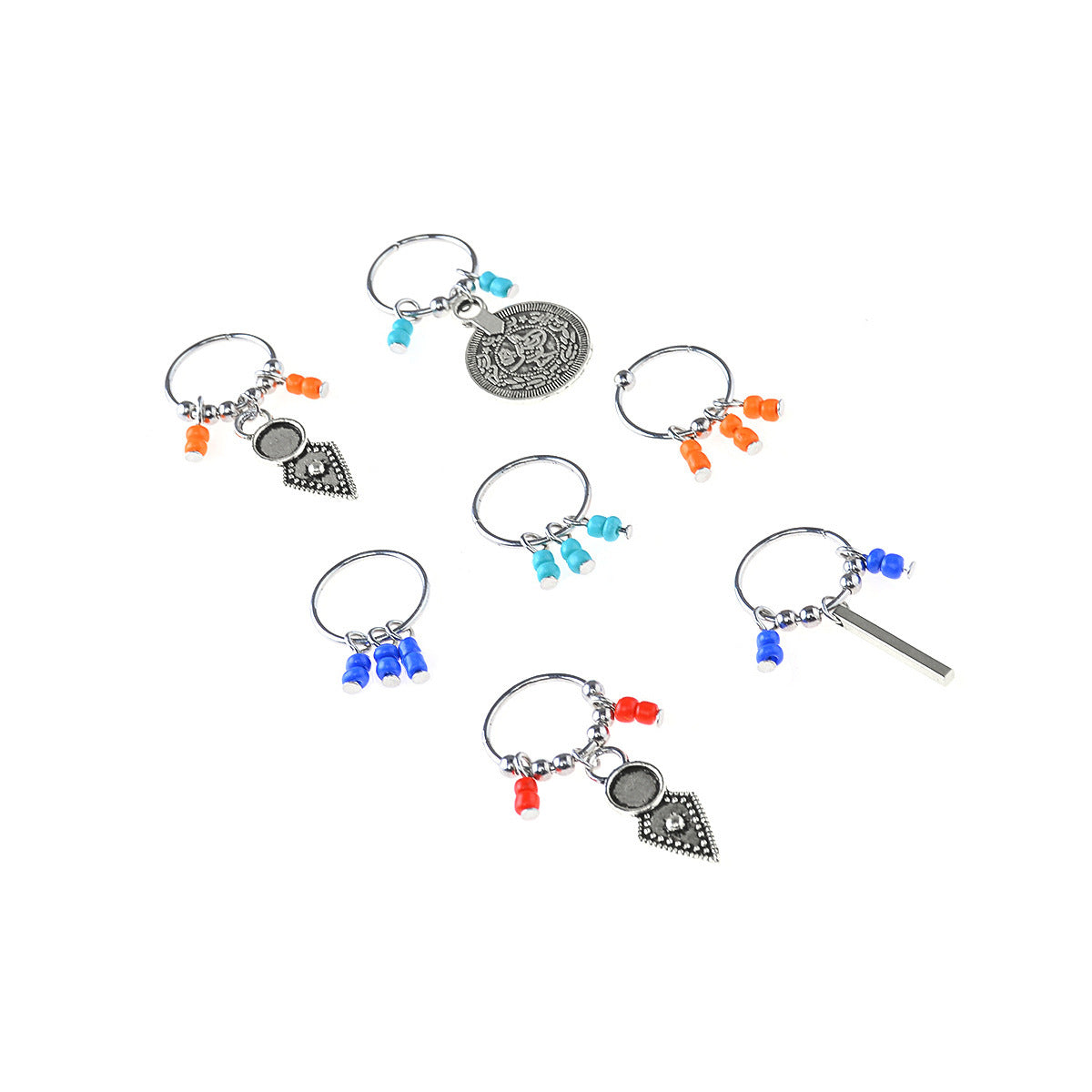 Épingle à cheveux pendentif de pièce de monnaie Headdress simple