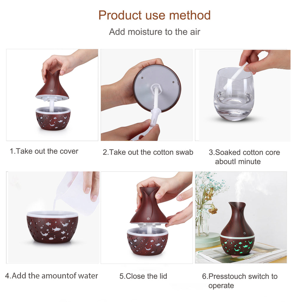 Vase créatif Humidificateur Mini bureau animal