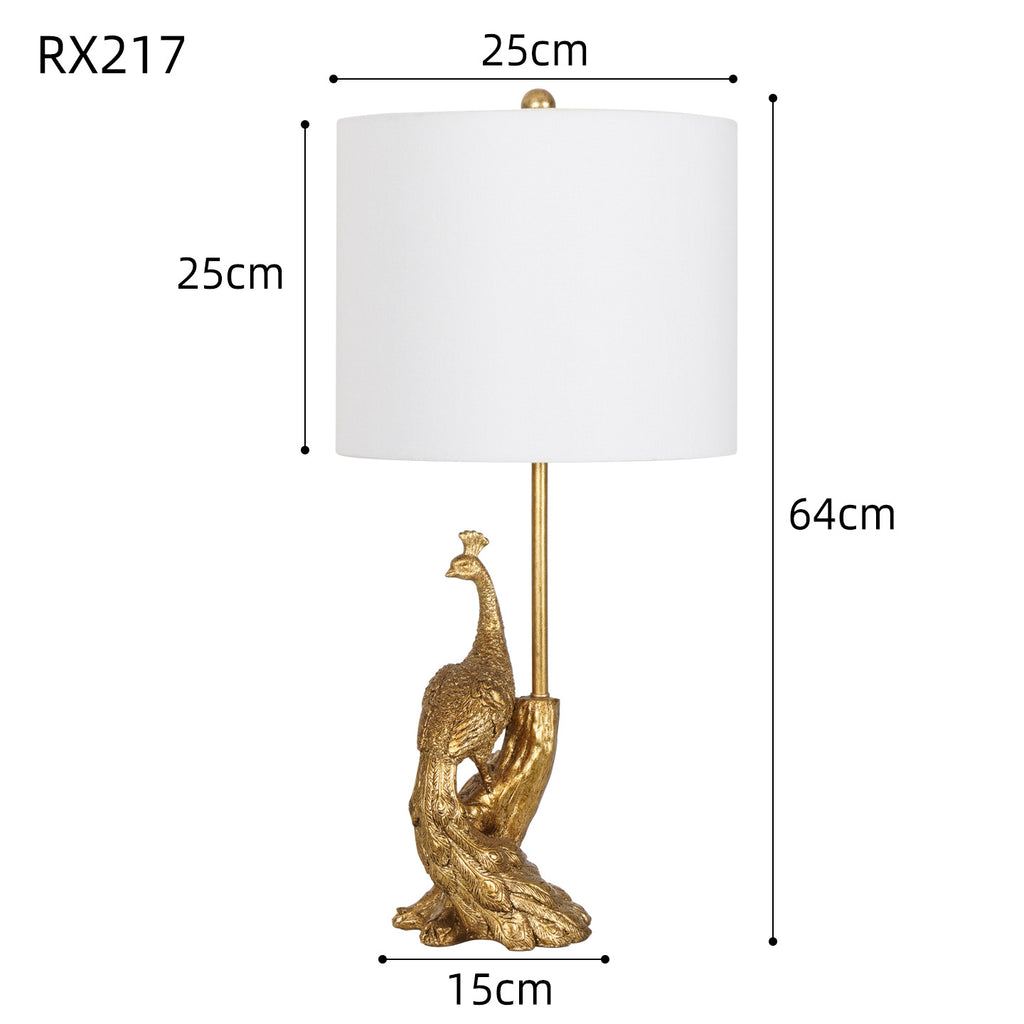 Lampe de bureau créative en forme d'oiseau Salon Entrée Lumière décorative