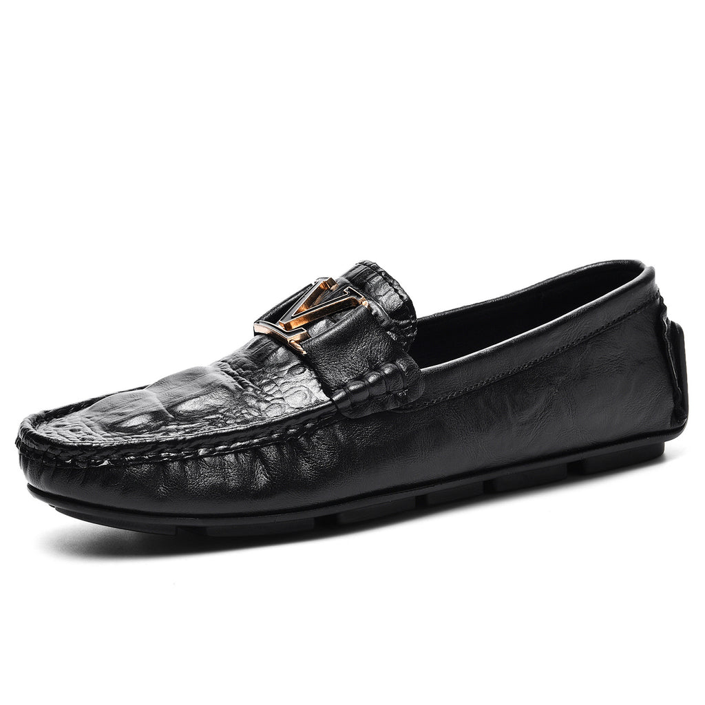 Chaussures en cuir véritable Casual Homme style britannique