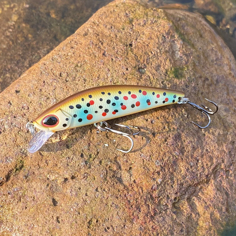 Streamer Lure Quick Sink Bobine rapide Long Cast Minnow 6,3cm