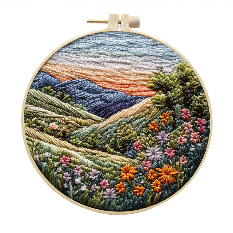 Broderie Diy Cloth Art Matériau Kit