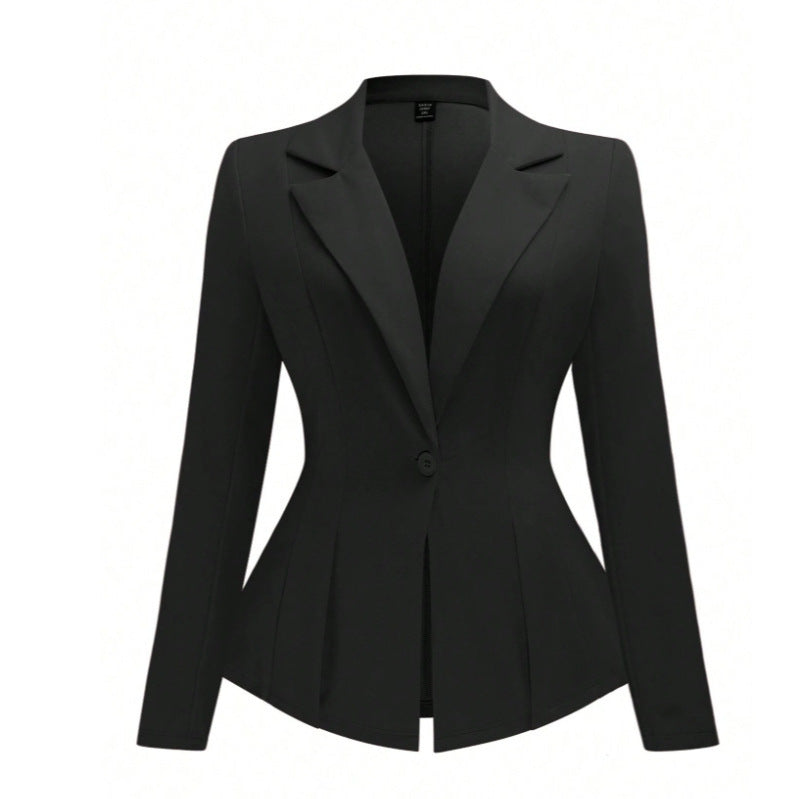 Plus-size Solid-color Ceinture costume de style européen et américain