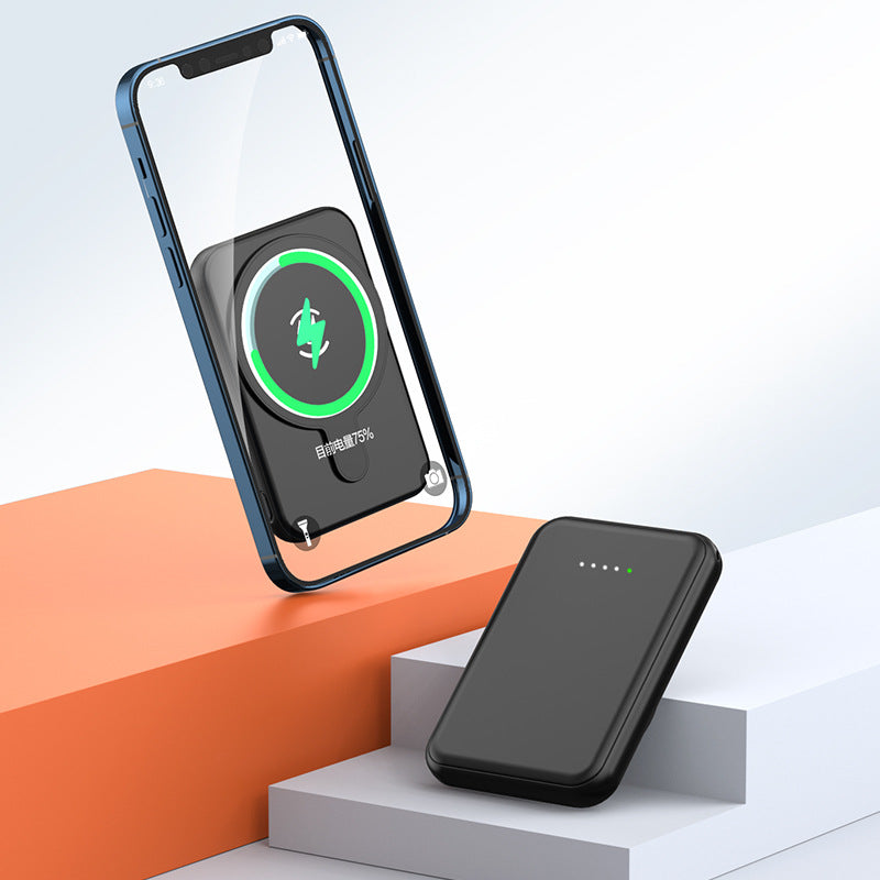 Alimentation de recharge sans fil portable magnétique populaire