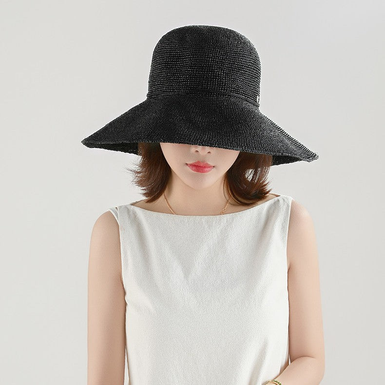 Chapeau de pêche Papyrus fait main Cape protectrice du soleil