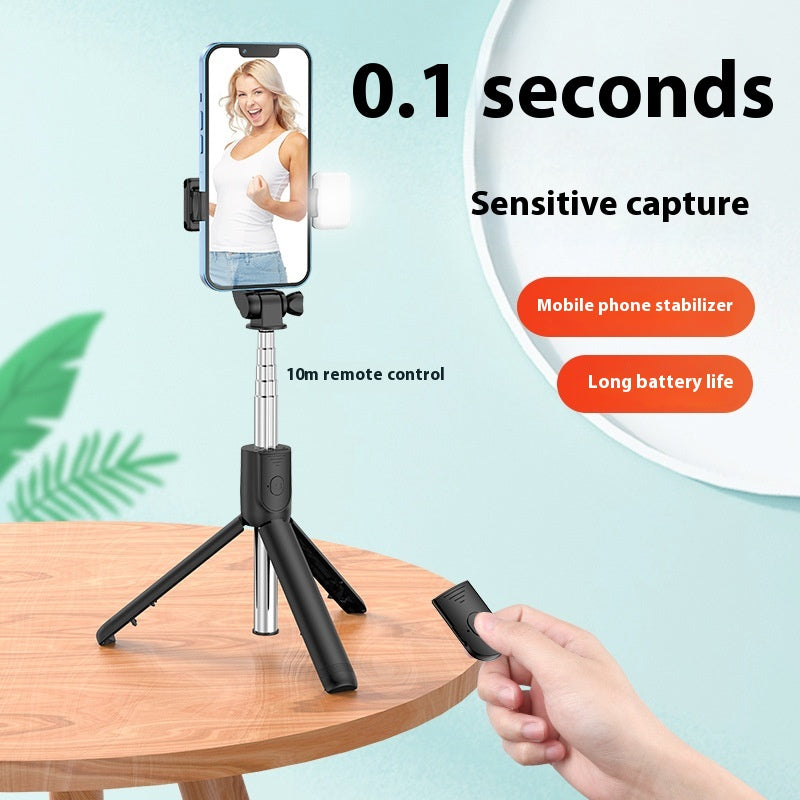 Bluetooth Mobile Phone Selfie Stick Tripod Self-Timer