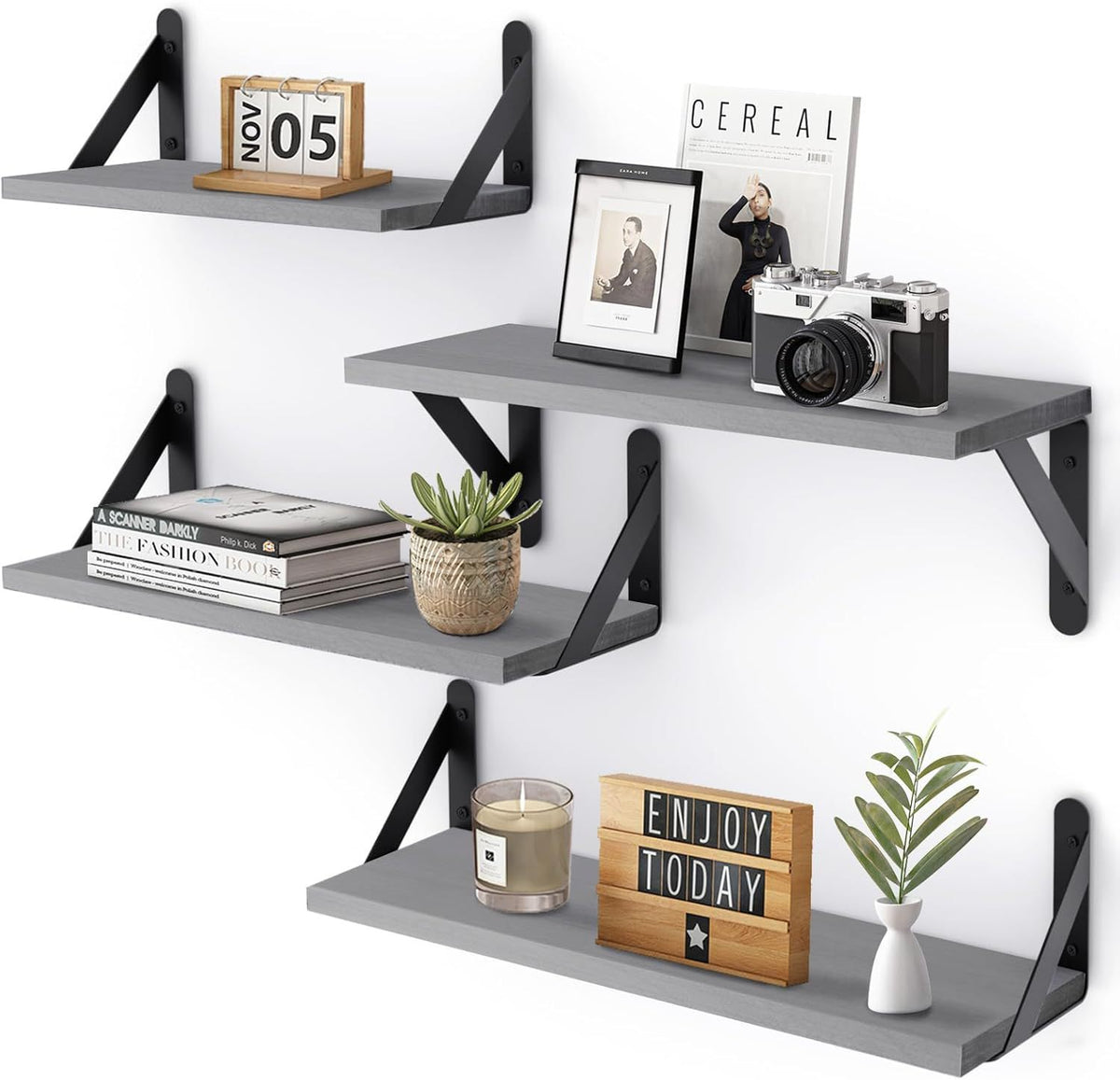 Plateau mural en bois massif