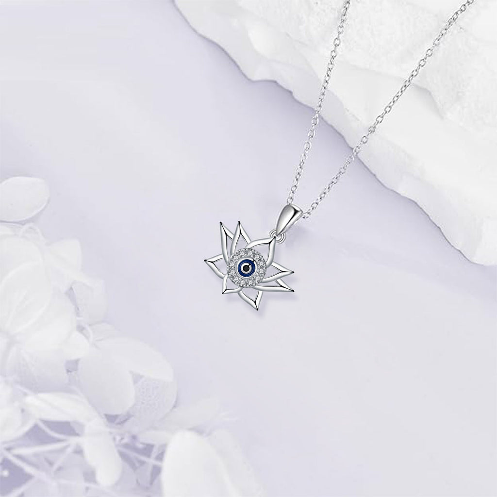 Vieux collier d'oeil du diable Lotus Bottom