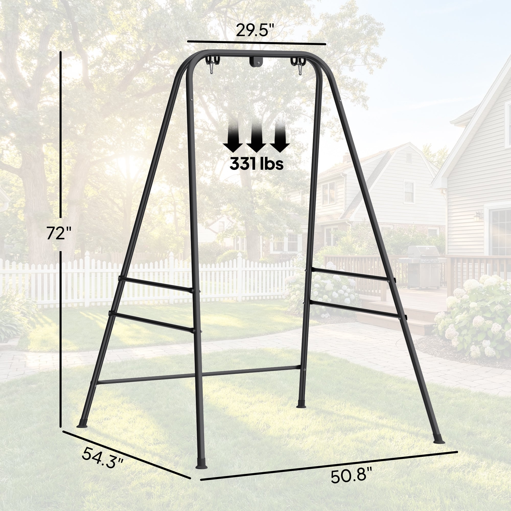 Support de chaise Hamock à usage intérieur et extérieur avec des coussinets antidérapants