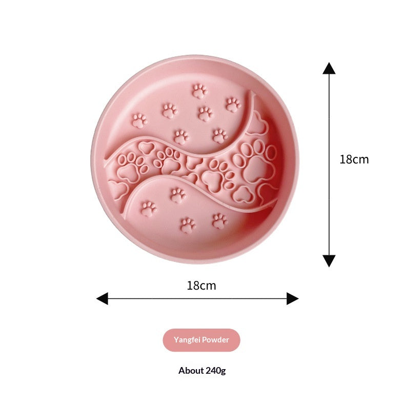 Pâte d'alimentation pour chiens en silicone