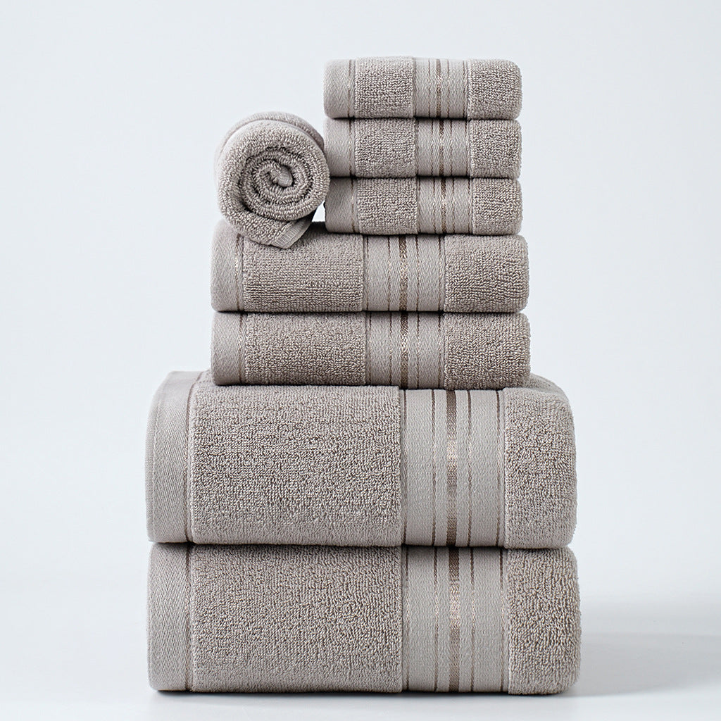 Serviettes de bain en coton pur pour usage domestique Ensemble de serviettes absorbantes pour adultes