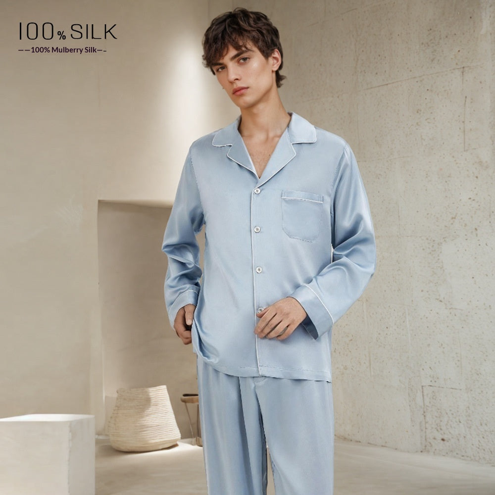 Mumi Pajamas en soie lourde pour les hommes