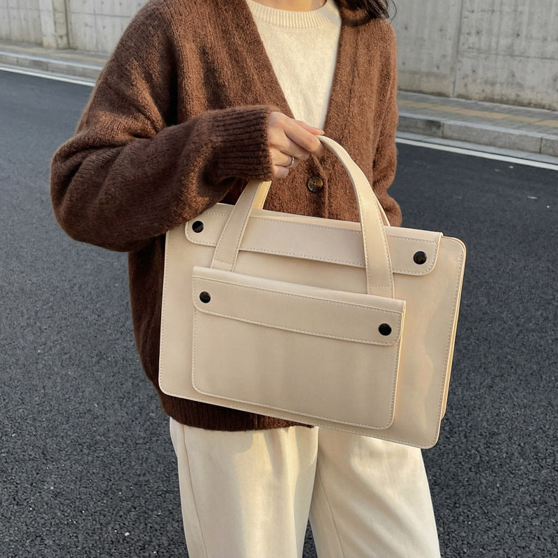 Sac de transport d'affaires portatif pour femmes