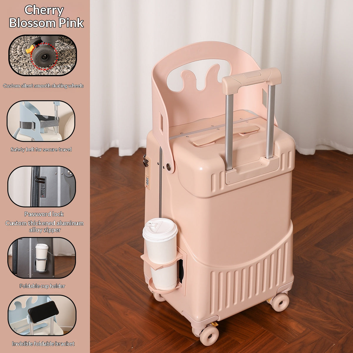 Long, thick travel case suitable for children