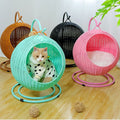 Rattan Style Internet Famous Cat Hammock Small Dog Bed