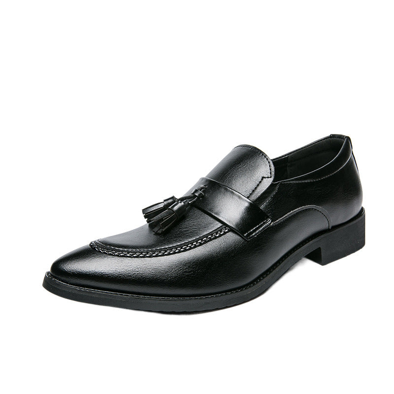 Hommes style britannique Casual Fashionable Business Tassel Chaussures en cuir