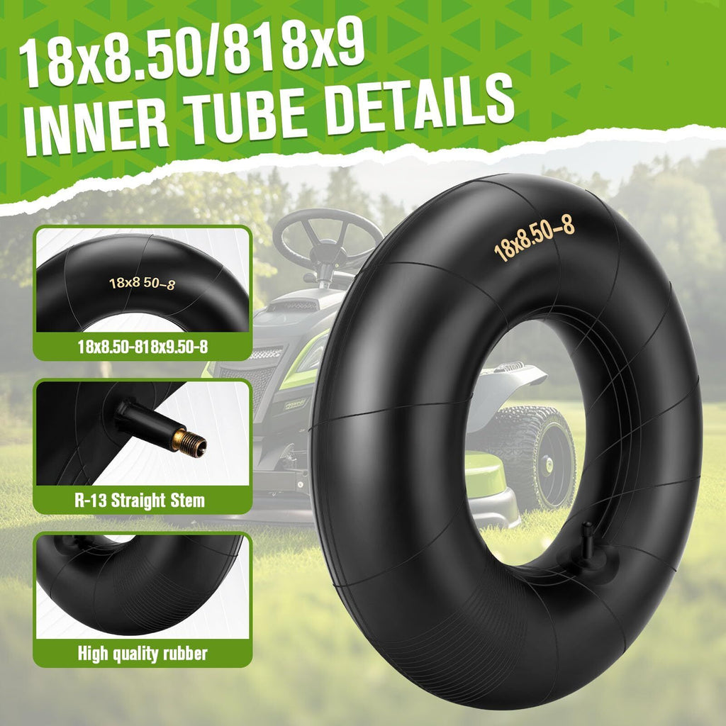 2X 18x8.50-8 19x7-8 20x7-8 Tube de remplacement du tube intérieur de pneus W TR 13