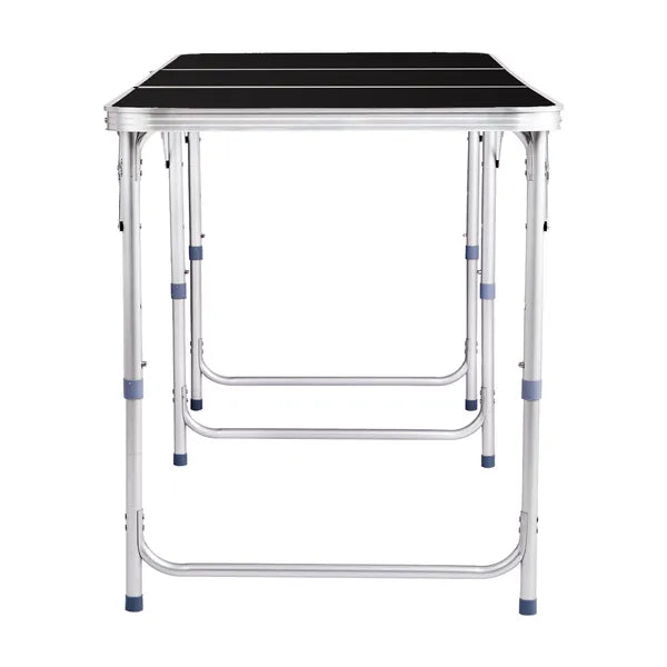 6ft Black Aluminum Alloy Folding Table