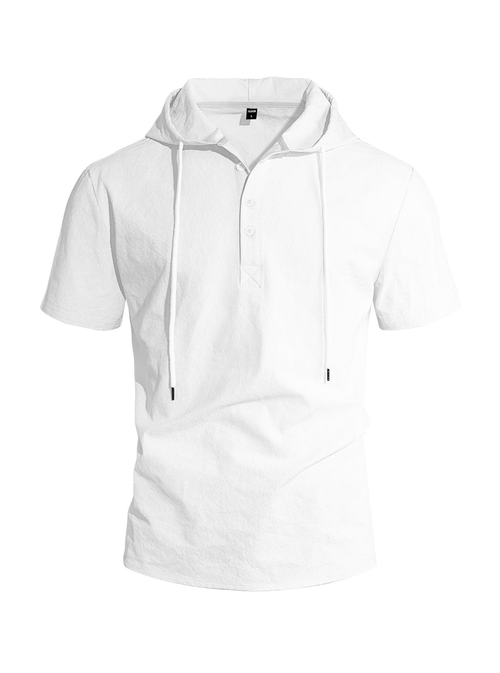 Chemise en lin manches courtes pour hommes