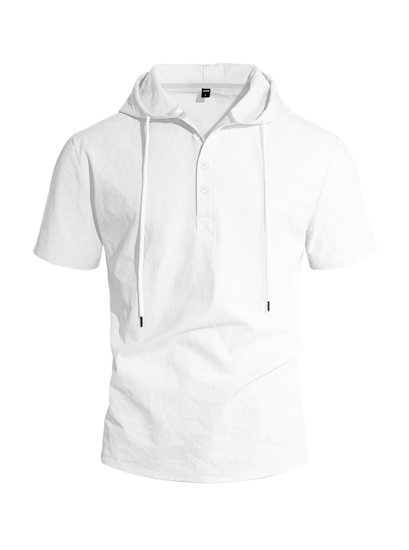 Chemise en lin manches courtes pour hommes