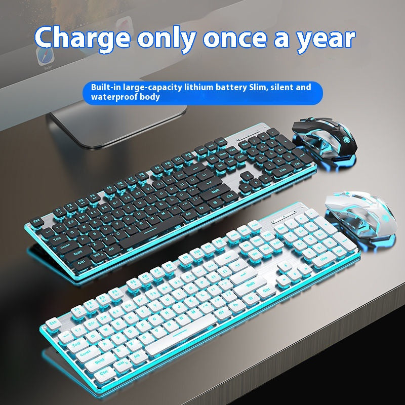 Beau clavier Bluetooth sans fil Mute