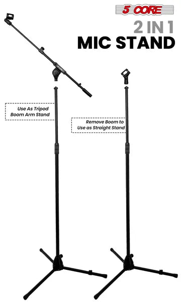 5 Support Mic Core Support Microphone réglable Sol W 180°