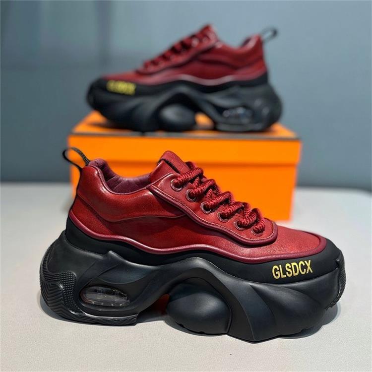 Chaussures pour hommes Tendance de surface cuir Sports Platform de loisirs