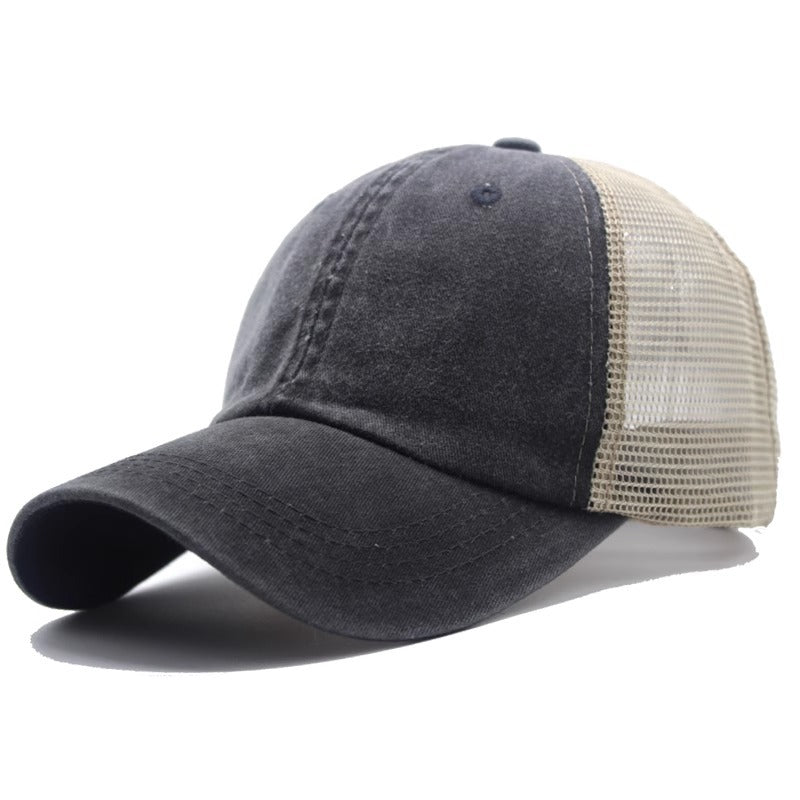 Hommes PrintempsSummer Thin Respirant Mesh Casquette de baseball