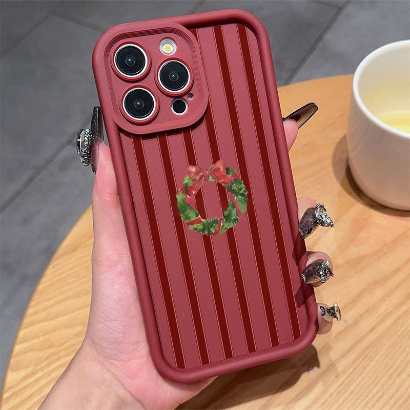Étui de téléphone à rayures Niche minimaliste imprimé