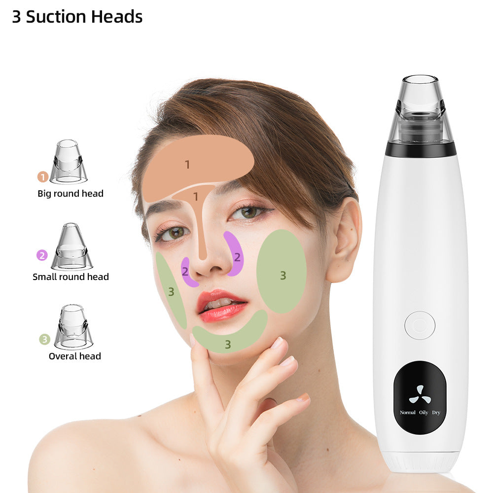 Détachant d'aspiration Blackhead avec écran d'affichage LED